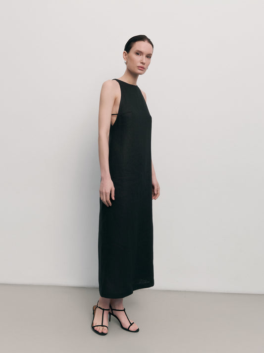 Maxi black dress