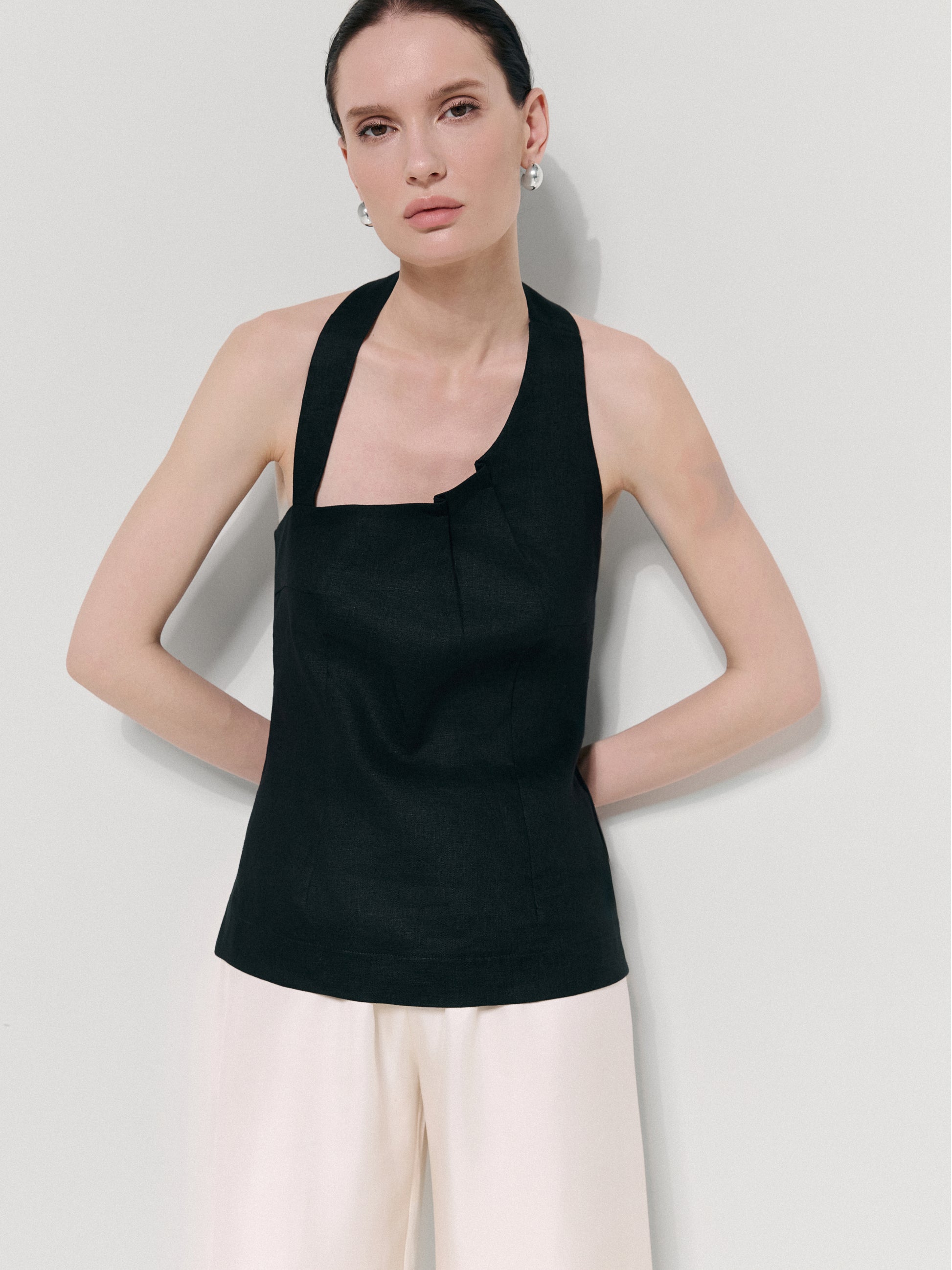 Linen summer top